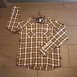 Patagonia button up LS organic cotton T-shirt M: L